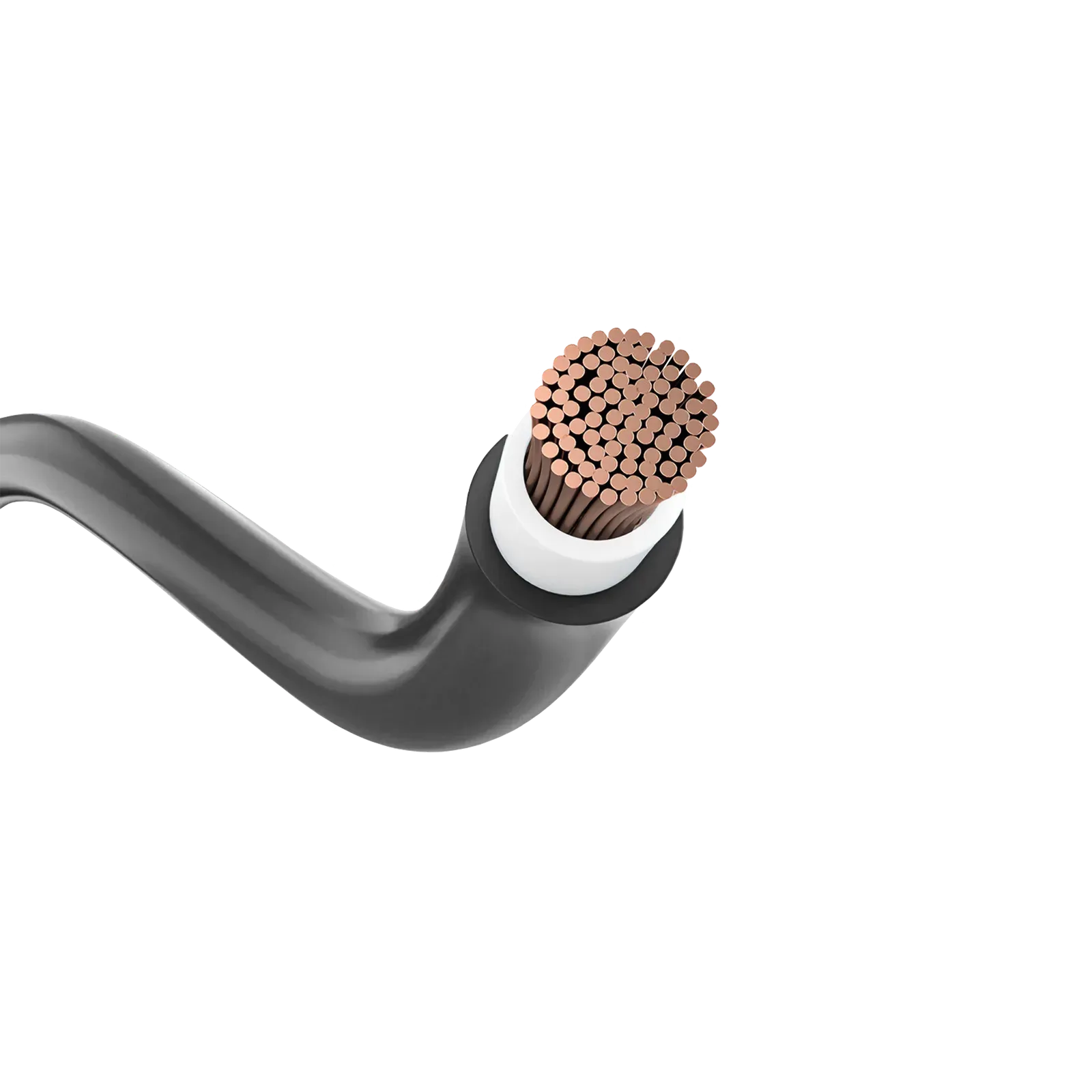 Athilex 6.0 mm² H1Z2Z2-K Schwarz DCA-Kabel 1m